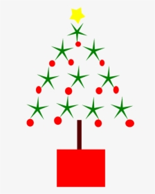 Christmas Tree Drawing 2 Coloring Book Colouring Black - Clipart Simple Christmas Tree, HD Png Download, Free Download