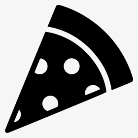 Pizza Slice - Pizza Slice Clipart Black, HD Png Download, Free Download