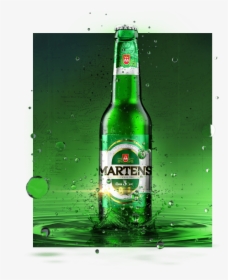 Martens Is A Premium Beer, Internationally Recognized - Beer Bottle, HD Png Download, Free Download