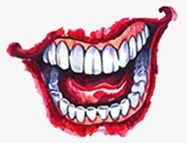 Joker Smile Png - Jokers Smile On Hand, Transparent Png, Free Download