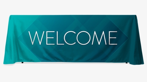 Teal Diamond Welcome - Welcome Table Banner, HD Png Download, Free Download