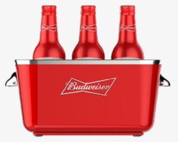 Transparent Budweiser Beer Bottle Png - Bucket Budweiser Png, Png Download, Free Download