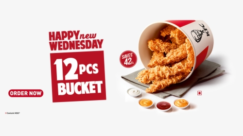 Kfc Chicken Name Of Wednesday Special Bucket , Png - Kfc Wednesday Offer Today, Transparent Png, Free Download