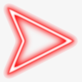 Red Neon Triangle Png, Transparent Png, Free Download