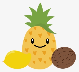 Transparent Pineapple Silhouette Png - Clipart Pineapple With Face, Png Download, Free Download