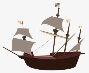 Pirate Ship Boat Drawing Download Cc0 - Big Pirate Ship Png, Transparent Png, Free Download