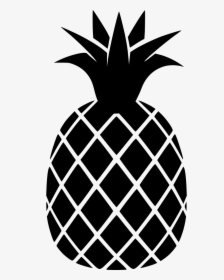 Pineapple - Black And White Pineapple Png, Transparent Png, Free Download