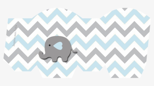 Transparent Chevron Png - Elefantes Moldes Para Imprimir Baby Shower, Png Download, Free Download
