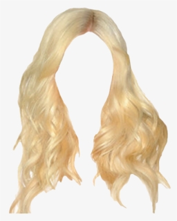 Hair Wig Png - Long Blonde Hair Png, Transparent Png, Free Download