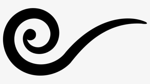 Clip Art Black And White Swirl - Transparent Background Simple Swirl Png, Png Download, Free Download