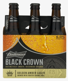 Beer Bottle , Png Download - Budweiser Black Crown, Transparent Png, Free Download