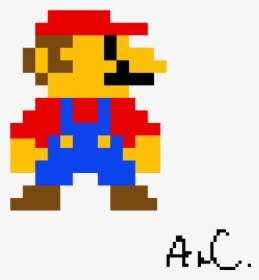 My First Pixel Mario - Old School Mario, HD Png Download, Free Download