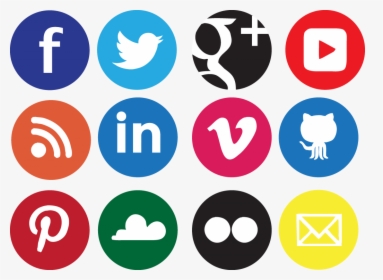 Social Media Social Network Icon Design Icon - Social Media Logos Transparent, HD Png Download, Free Download