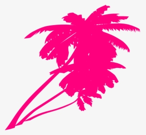 Neon Palm Tree Vector, HD Png Download, Free Download