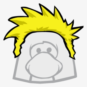 Transparent Boy With Brown Hair Clipart - Club Penguin Blonde Hair, HD Png Download, Free Download