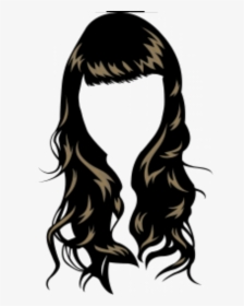 Waves Haircut Png - Women Hair Vector Png, Transparent Png, Free Download