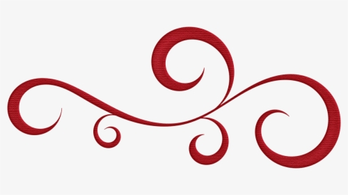 Flourish Png Clipartsco - Red Flourish, Transparent Png, Free Download