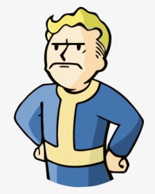 Vault 81 Unhappy Boy - Angry Vault Boy, HD Png Download, Free Download