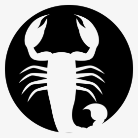 Transparent Scorpion Clipart Black And White - Scorpio Logo White Png, Png Download, Free Download