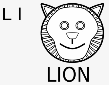 Stuffed Animal Clipart Black And White - Lion Face Clip Art, HD Png Download, Free Download