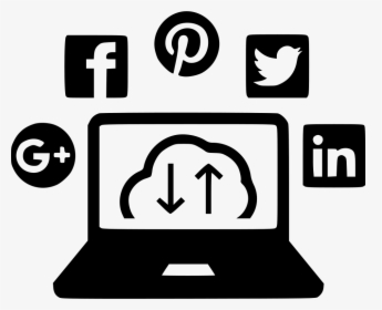 Social Media Cloud - Social Media Marketing Icon Png, Transparent Png, Free Download