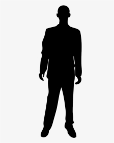 Silhouette Person Royalty-free - Man Standing Silhouette Png, Transparent Png, Free Download
