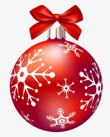 Red Christmas Balls Png Clip Art - Red Christmas Ball Png, Transparent Png, Free Download