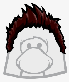 Hair Clipart Spiky - Club Penguin Hair, HD Png Download, Free Download