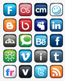 Transparent Social Media Logos Png - Transparent Social Network Logos, Png Download, Free Download