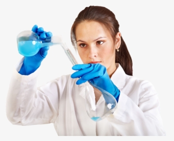 Transparent Chemistry Lab Png - Female Scientist, Png Download, Free Download