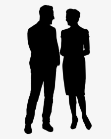 People Talking Silhouette Png, Transparent Png, Free Download