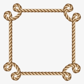 Rope Frame Clipart , Transparent Cartoons - Rope Border, HD Png Download, Free Download