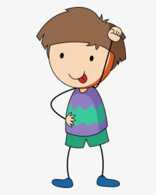 Child Cartoon Boy - Little Boy Cartoon Transparent Background, HD Png Download, Free Download