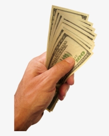 Hand Holding Dollars Money Transparent Image - Hand With Money Png, Png Download, Free Download