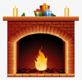 Tube Nol Christmas Fireplace - Christmas Fireplace, HD Png Download, Free Download