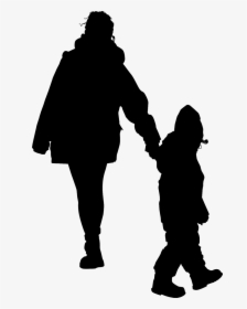 People Silhouette - People Winter Walking Png, Transparent Png, Free Download