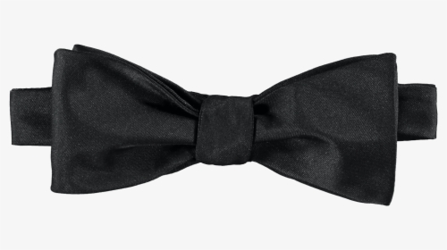 Black Silk Bow Tie - Formal Wear, HD Png Download, Free Download