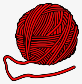 Yarn Wool Knitting And Crocheting Knitting Needle - Yarn Clipart, HD Png Download, Free Download
