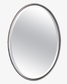 Silver Mirror Oval - Circle, HD Png Download, Free Download