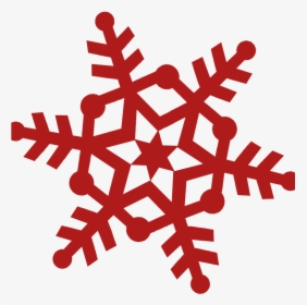 Red Snowflakes Png - Snowflake Cross Stitch Patterns Free, Transparent Png, Free Download