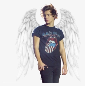 Directioner10tc - Harry Styles Wearing Rolling Stones Shirt, HD Png Download, Free Download