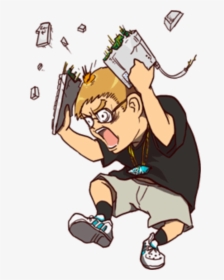 Angry Kid Png - Angry German Kid Anime, Transparent Png, Free Download