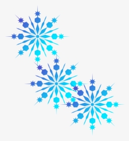 Green Snowflake Red Clip Art - Transparent Background Snowflakes Clipart, HD Png Download, Free Download