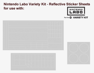 Nintendo Labo Marker Stickers, HD Png Download, Free Download