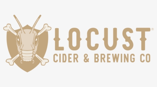 Locust Logo Cider And Beer Gold Horizontal - Bølgen Og Moi, HD Png Download, Free Download