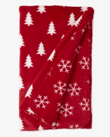 Pine Trees And Snowflakes Blanket - Flag, HD Png Download, Free Download