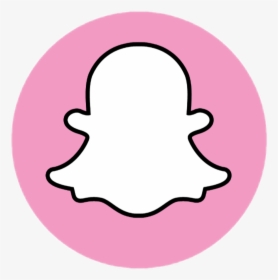 Snapchat Ghost Png - Transparent Pink Snapchat Logo, Png Download, Free Download