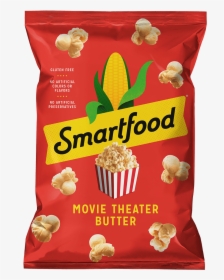 Smartfood® Movie Theater Butter Flavored Popcorn - Smartfood Popcorn New Logo, HD Png Download, Free Download