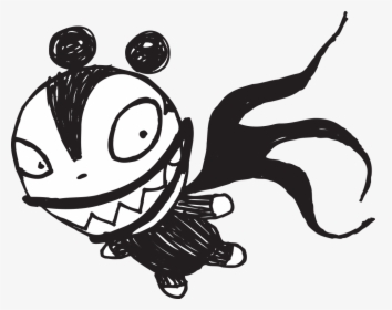 Black And White Nightmare Before Christmas Characters, HD Png Download, Free Download