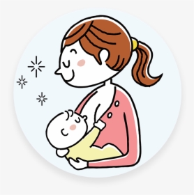 Prenatal Group Care Information - Breast Feeding Cartoon Png, Transparent Png, Free Download